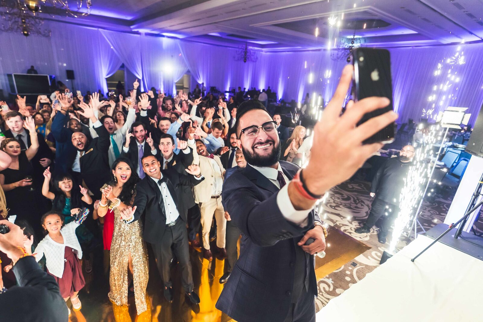 Reception Selfie - New Jersey Indian Wedding Photographer